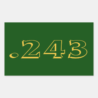 .243 Ammo Sticker