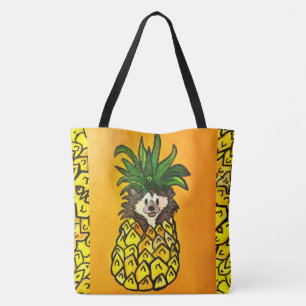 248 - Hedgehog and the pineapple -  Tote Bag