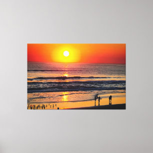 24_039, Sunrise Beach Canvas Print