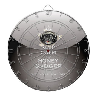 [24.1] Keep Calm or Honey Badger… Dartboard