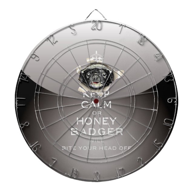 [24.1] Keep Calm or Honey Badger… Dartboard (Front)