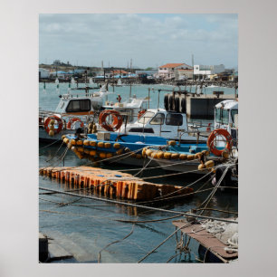 24×30 Udo Fishing Boats South Korea Photo Print