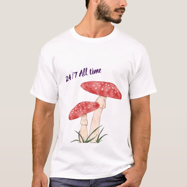 24/7 All Time – Hustle Mindset T-Shirt (Front)