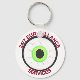 24/7 Surveillance Services Key Ring