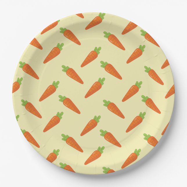 24 Carrot Gold Paper Plate (Front)