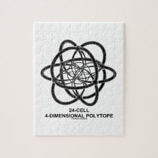 24-Cell 4-Dimensional Polytope (Geometry) Jigsaw Puzzle