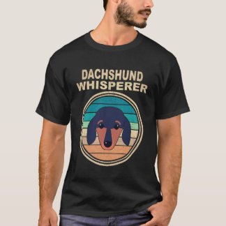 24 Dachshund Whisperer Vintage T-Shirt