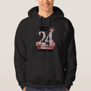 24 & Fabulous I Rose And White Party Group Candid Hoodie