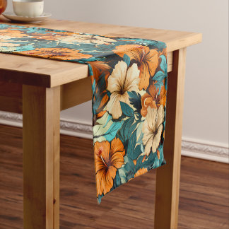 #24 Floral pattern Short Table Runner