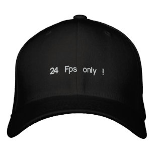 24 Fps only ! Embroidered Hat
