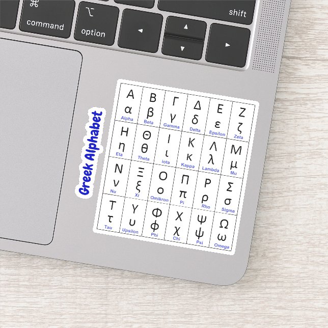 24 Greece Letters | Greek Alphabet  (Detail)