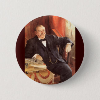24 Grover Cleveland1 6 Cm Round Badge