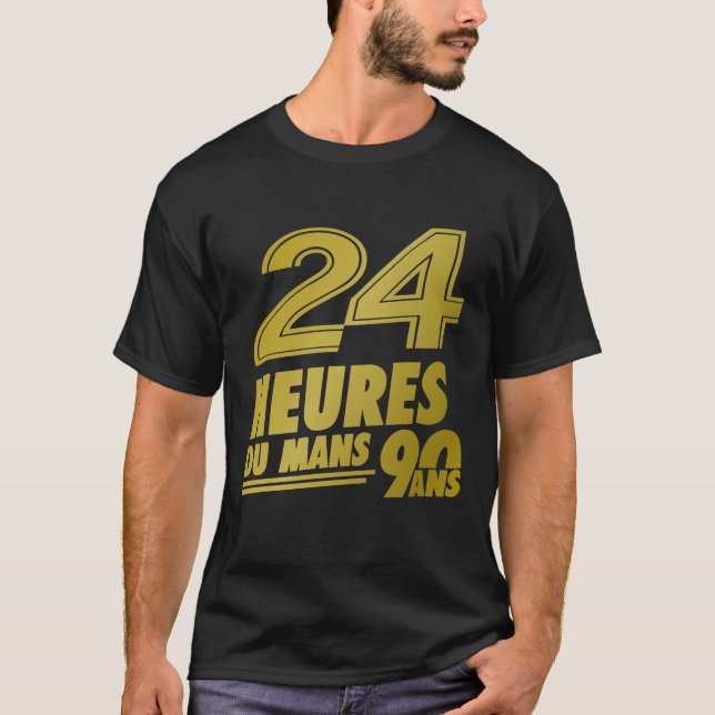 24 Heurs Du Le Mans 90 Ans Gold T-shirt (Front)