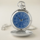 24-HOUR DIAL custom monogram & colour pocket watch