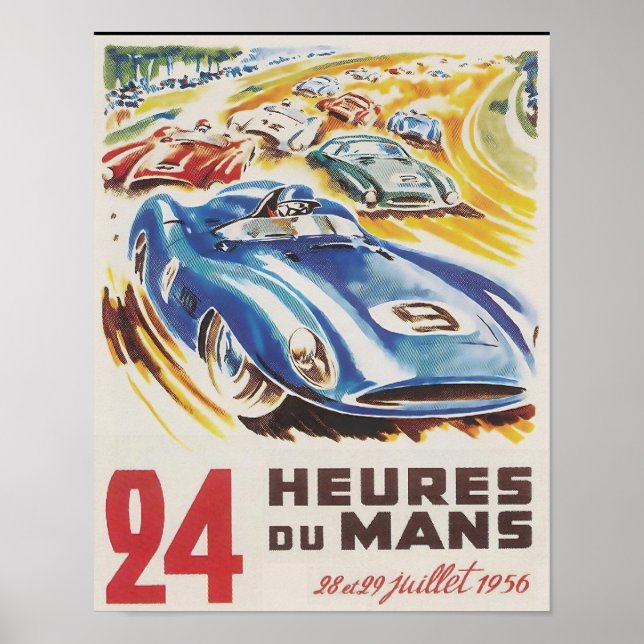 24 Hours of Le Mans Race Poster (Front)