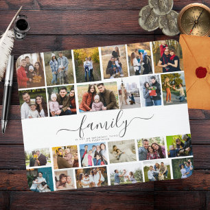 24 Photo Collage Cute Family Love Memory Mouse Mat