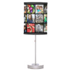 24-photo Personalised Photo Table Lamp (Black)
