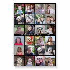 24 Photo Template Collage with Custom Text