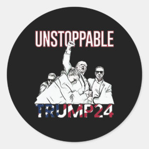 24 Unstoppable (ination Attempt Edition) Classic Round Sticker
