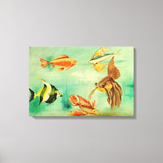 24" x 16" acquario canvas print