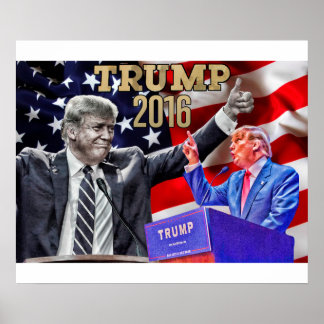 24" x 20", Donald Trump Poster