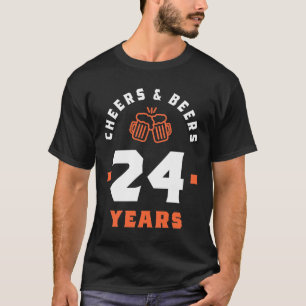 24 Years Old Gift   24th Birthday Gift Ideas T-Shirt