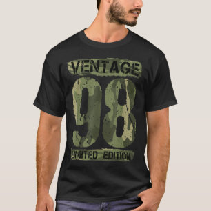 24 Years Old Vintage 1998 24th Birthday Decoration T-Shirt