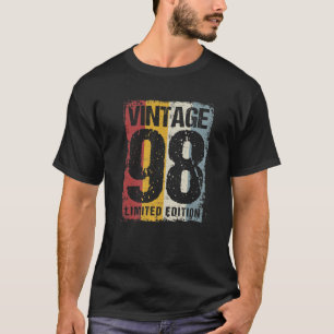 24 Years Old Vintage 1998 24Th Birthday Decoration T-Shirt