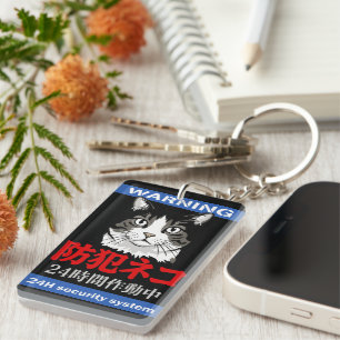 24h Security System Key Ring