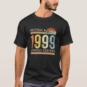 24th B Day Gifts Vintage 1999 Limited Edition 24 T-Shirt