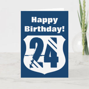 24th Birthday card