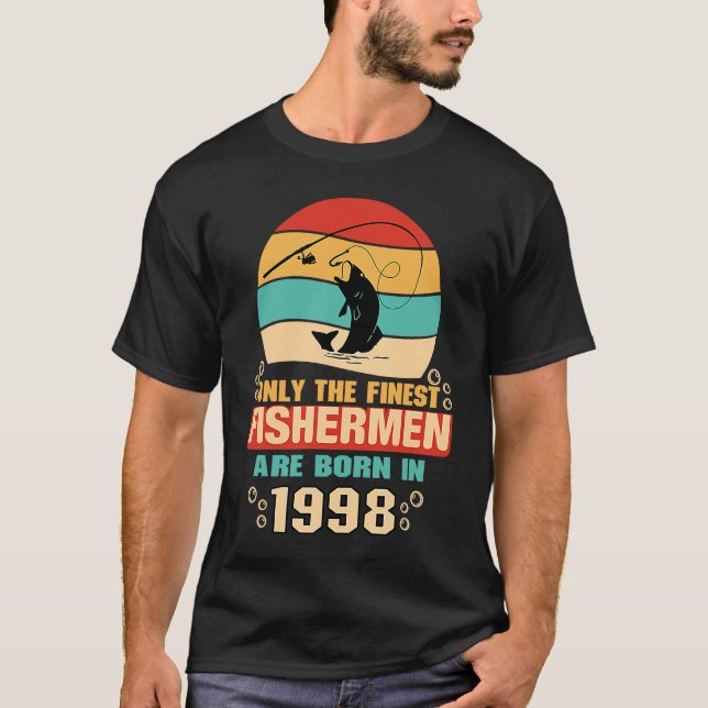 24th Birthday  for 24 Year Old Fishing Fishermen 1 T-Shirt (Front)