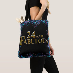 24th Birthday Tote Bag