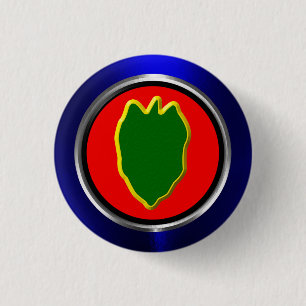 24th Infantry Division “First To Fight” 3 Cm Round Badge