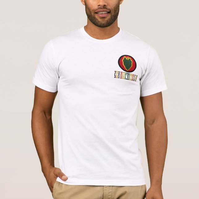 24th Infantry Division SWA Combat Veteran Shirt (Front)