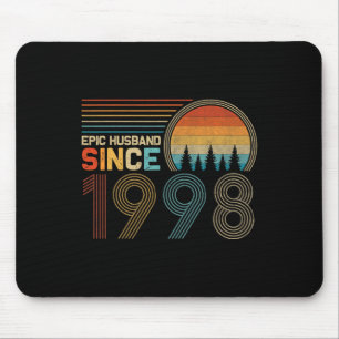 24th Wedding Anniversary for Him Epic Husband Sinc Mouse Mat