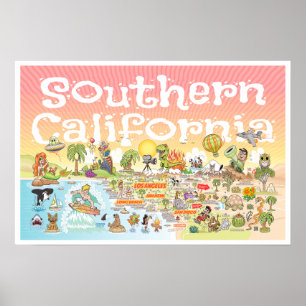 24X16 SoCal Sunset Poster