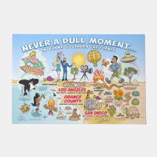 24X36 California Beach Paradise Doormat