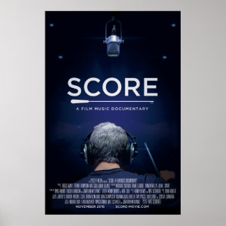 24x36 Poster SCORE: A Film Music Documentary