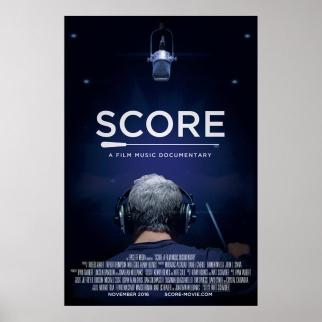 24x36 Poster SCORE: A Film Music Documentary (Front)