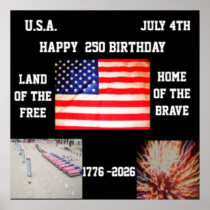 250 AMERICA BIRTHDAYDAY poster