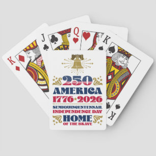 250 America Liberty Bell Classic Playing Cards