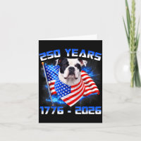 250 America Years 1776 2026 American Bulldog Dog