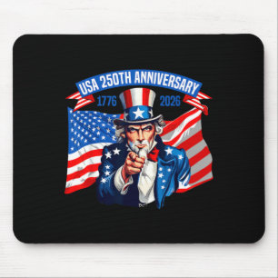 250 America Years of Freedom 2026 250th Birthday Mouse Mat