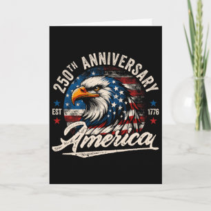 250 American Years 1776 2026 250th Birthday Usa Fl Card