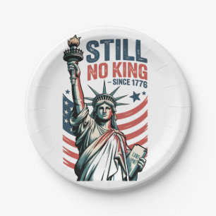 250 Anniversary 250th July 4th 1776-2026 Patriotic Paper Plate