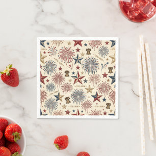250 Anniversary America Patriotic 4th of July Napkin