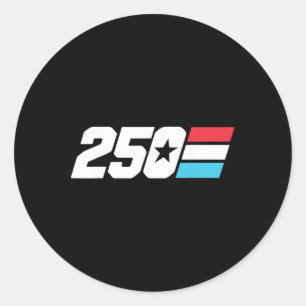 250 Anniversary United States _1  Classic Round Sticker