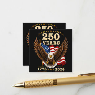 250 Anniversary USA 250 Years 1776-2026 Enclosure Card