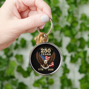 250 Anniversary USA 250 Years 1776-2026 Key Ring
